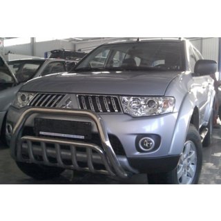 Predný ochranný rám WT002 (nerez) Mitsubishi Pajero Sport 2008–2015 fotografia 3