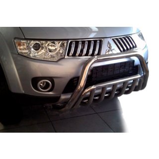 Predný ochranný rám WT002 (nerez) Mitsubishi Pajero Sport 2008–2015 fotografia 4
