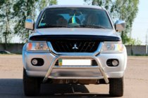 Mitsubishi Pajero Sport 1996–2007 Predný ochranný rám WT022 (nerez) fotografia 2