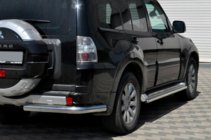 Mitsubishi Pajero Wagon IV 2006–2021 Zadný ochranný oblúk AK003 (nerez) fotografia 1