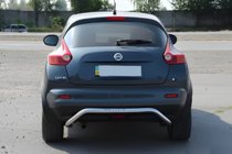 Nissan Juke 2010–2019 Zadný ochranný rám AK007 (nerez) fotografia 7