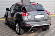 Nissan Juke 2010–2019 Zadný ochranný rám AK007 (nerez) fotografia 2