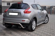 Nissan Juke 2010–2019 Zadný ochranný rám AK007 (nerez) fotografia 5