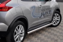 Nissan Juke 2010–2019 Bočné rúrky Ø60 (2 ks, nerez) fotografia 2