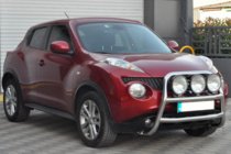 Nissan Juke 2010–2019 Predný ochranný rám WT018 (nerez) fotografia 4