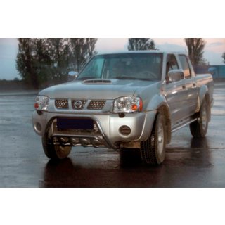 Predný ochranný rám WT002 (nerez) Nissan NP300 1999–2015 fotografia 1