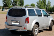 Nissan Pathfinder R51 2005–2014 Zadný ochranný oblúk AK002 (nerez) fotografia 3