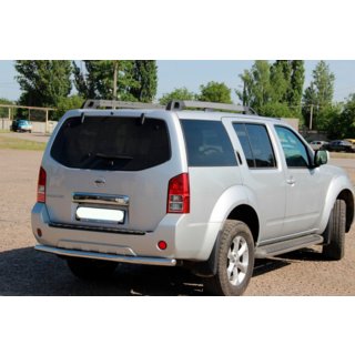 Zadný ochranný oblúk AK002 (nerez) Nissan Pathfinder R51 2005–2014 fotografia 3