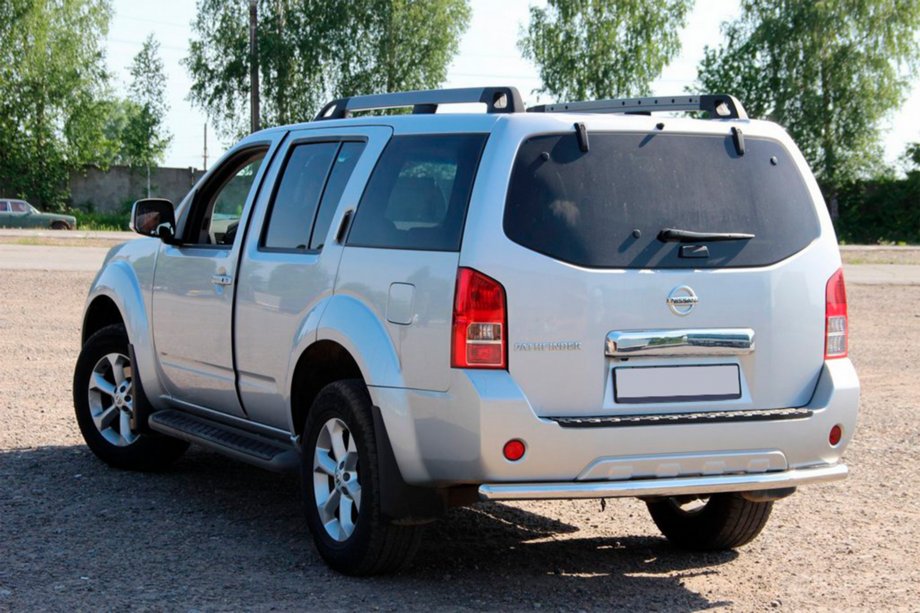 Nissan Pathfinder R51 2005–2014 Zadný ochranný oblúk AK002 (nerez) Image