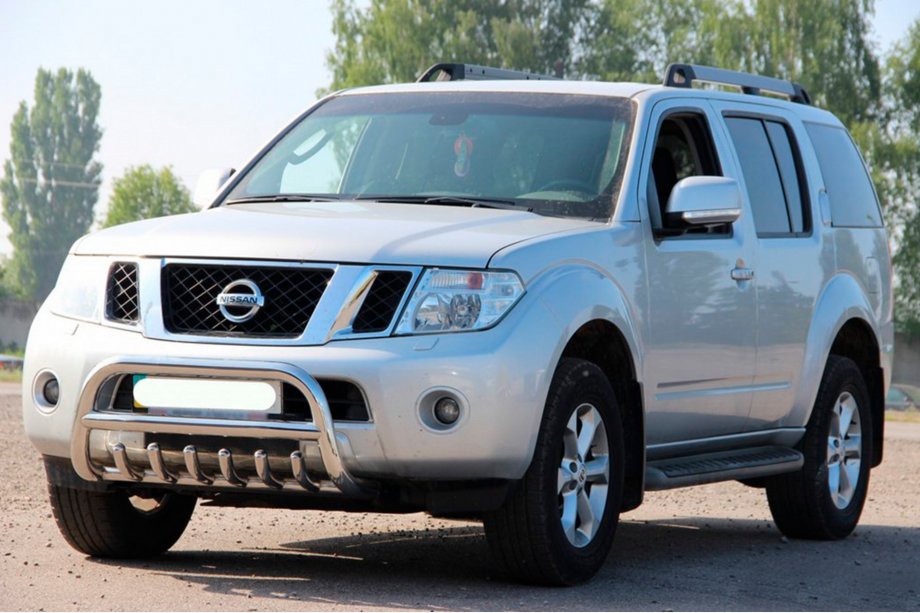 Nissan Pathfinder R51 2005–2014 Predný ochranný rám WT008 (nerez) Image