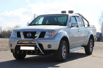 Nissan Pathfinder R51 2005–2014 Predný ochranný rám WT003 (nerez) fotografia 4