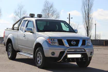 Nissan Pathfinder R51 2005–2014 Predný ochranný rám WT003 (nerez) fotografia 3