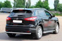 Nissan Qashqai 2014–2021 Zadný ochranný oblúk AK002 (nerez) fotografia 3
