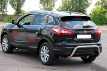 Nissan Qashqai 2014–2021 Zadný ochranný rám AK007-1 (nerez) fotografia 3