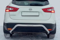 Nissan Qashqai 2014–2021 Zadný ochranný rám AK007-1 (nerez) fotografia 4