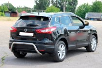 Nissan Qashqai 2014–2021 Zadný ochranný rám AK007-1 (nerez) fotografia 1