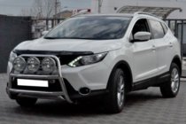 Nissan Qashqai 2014–2021 Predný ochranný rám WT018 (nerez) fotografia 3