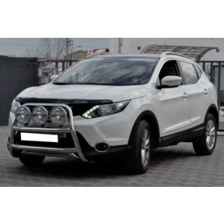 Predný ochranný rám WT018 (nerez) Nissan Qashqai 2014–2021 fotografia 3