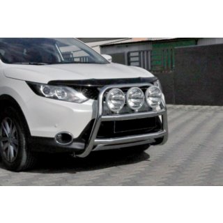 Predný ochranný rám WT018 (nerez) Nissan Qashqai 2014–2021 fotografia 4