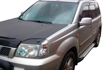 Nissan X-trail T30 2002–2007 Bočné nášľapy Allmond Grey (2 ks, hliník) fotografia 1