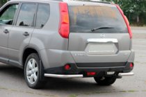 Nissan X-trail T31 2007–2014 Zadné rohy AK003 (2 ks, nerez) fotografia 3