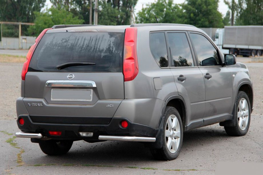 Nissan X-trail T31 2007–2014 Zadné rohy AK003 (2 ks, nerez) Image