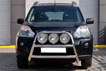 Nissan X-trail T31 2007–2014 Predný ochranný rám WT018 (nerez) fotografia 1