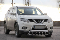 Nissan X-trail T32/Rogue 2014–2021 Predný ochranný rám WT003 (nerez) fotografia 5