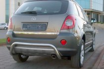 Opel Antara 2006–2017 Zadný ochranný rám AK007-1 (nerez) fotografia 1
