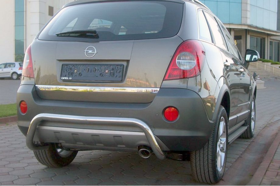 Opel Antara 2006–2017 Zadný ochranný rám AK007-1 (nerez) Image