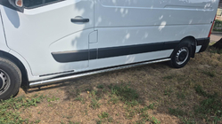 Nissan NV400 2010–2024 Bočné prahové rúrky BB002 (2 ks, nerez) Krátky rázvor fotografia 6