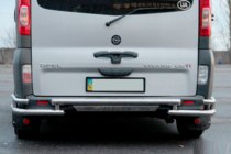Renault Trafic 2001–2015 Zadný ochranný rám AK-Special (nerez) fotografia 5