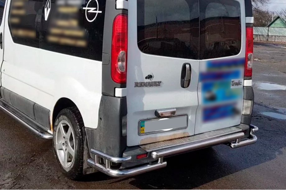 Renault Trafic 2001–2015 Zadný ochranný rám AK-Special (nerez) Image