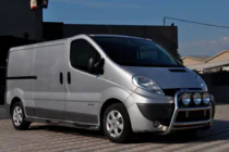 Opel Vivaro 2001–2015 Predný ochranný rám WT018 (nerez) fotografia 4