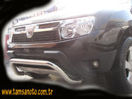 Dacia Duster 2008–2018 Predný ochranný rám ST011 (nerez) fotografia 5