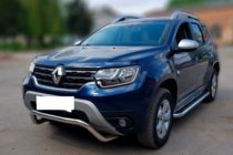 Renault Duster 2008–2017 Predný ochranný rám ST011 (nerez) fotografia 3