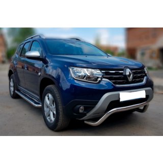 Predný ochranný rám ST011 (nerez) Renault Duster 2008–2017 fotografia 2