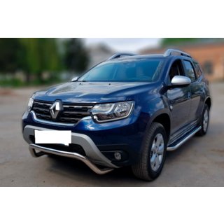 Predný ochranný rám ST011 (nerez) Renault Duster 2008–2017 fotografia 3