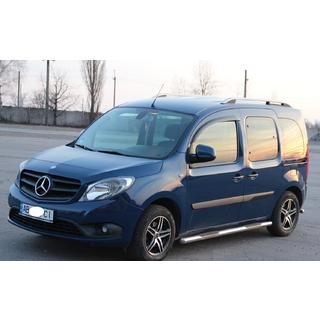 Bočné trubky (2 ks, nerez) Mercedes Citan 2013–2021 fotografia 3