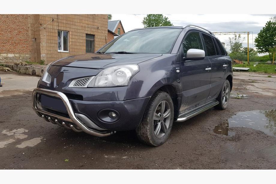 Renault Koleos 2008–2016 Predný ochranný rám WT003 (nerez) Fotografia 12