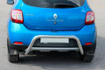 Renault Sandero 2013–2022 Zadný ochranný rám AK007 (nerez) fotografia 1