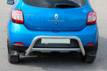 Dacia Sandero 2013–2020 Zadný ochranný rám AK007 (nerez) fotografia 3