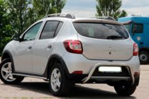 Dacia Sandero 2013–2020 Zadný ochranný rám AK007 (nerez) fotografia 5