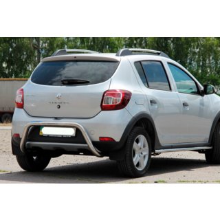 Zadný ochranný rám AK007 (nerez) Dacia Sandero 2013–2020 fotografia 4