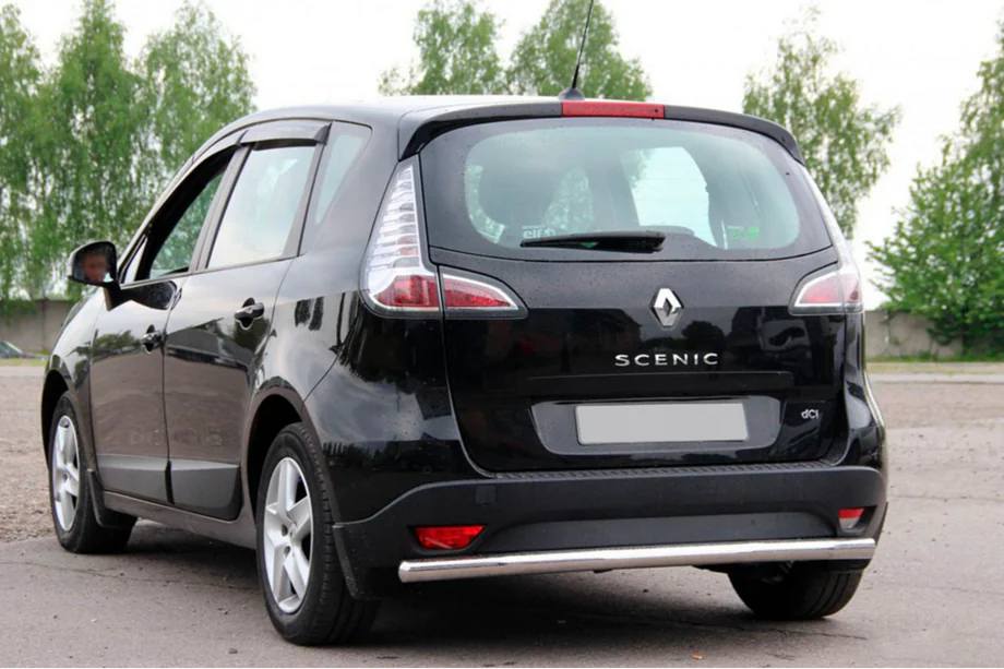 Renault Scenic/Grand 2009–2016 Zadný ochranný oblúk AK002 (nerez) Image