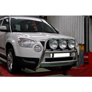 Predný ochranný rám WT018 (nerez) Skoda Yeti 2009–2017 fotografia 2