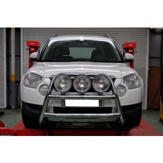 Predný ochranný rám WT018 (nerez) Skoda Yeti 2009–2017 fotografia 4
