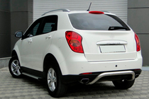 SsangYong Korando 2010–2019 Zadný ochranný rám AK006 (nerez) fotografia 1