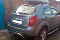 SsangYong Korando 2010–2019 Zadný ochranný rám AK007 (nerez) fotografia 4