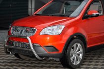 SsangYong Korando 2010–2019 Predný ochranný rám WT005 (nerez) fotografia 2